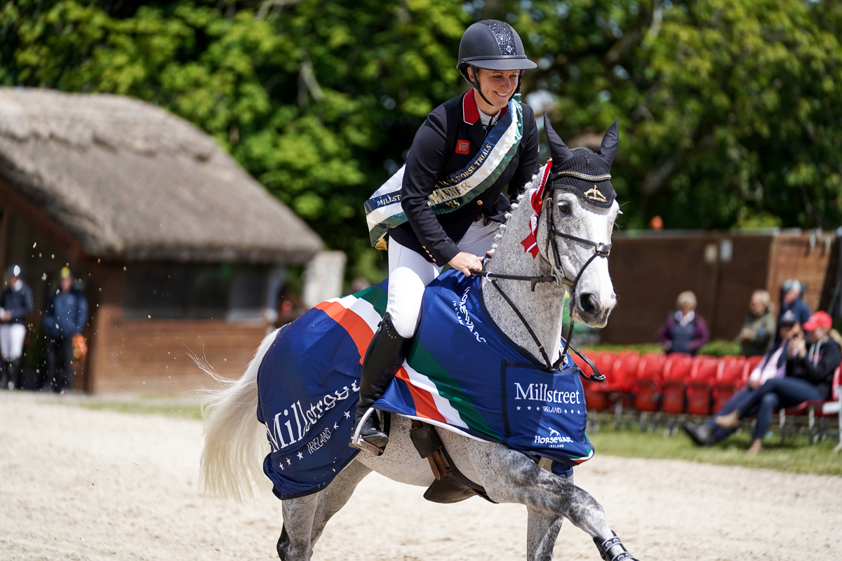 Gemma Stevens does the Cooley double at Millstreet