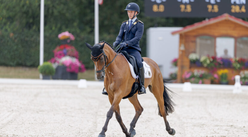 Calvin Bockmann leads for Germany at Millstreet