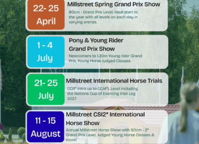 Green Glens Arena Unveils 2027 Equestrian Events Lineup