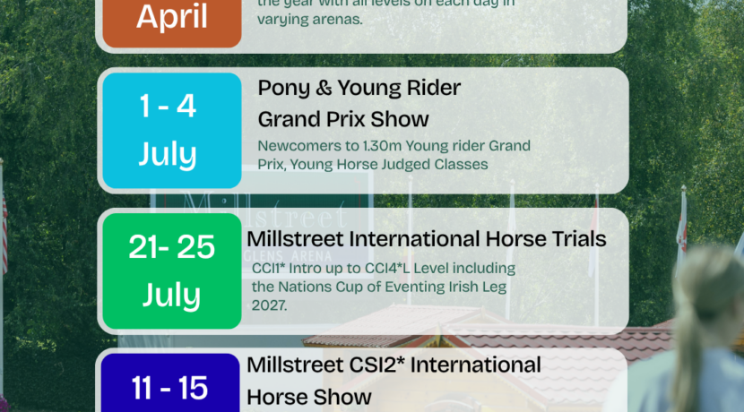 Green Glens Arena Unveils 2027 Equestrian Events Lineup